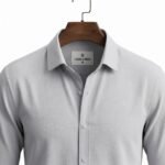 Light Gray Printed Shirt