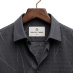 Navy Blue Ocean Stripped Shirt